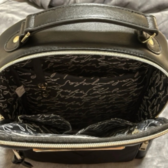 NWT KARL LAGERFELD Chevron backpack - Picture 2 of 5